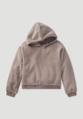 Fleece sweatshirt BETTER RECYCLING made from pure organic cotton