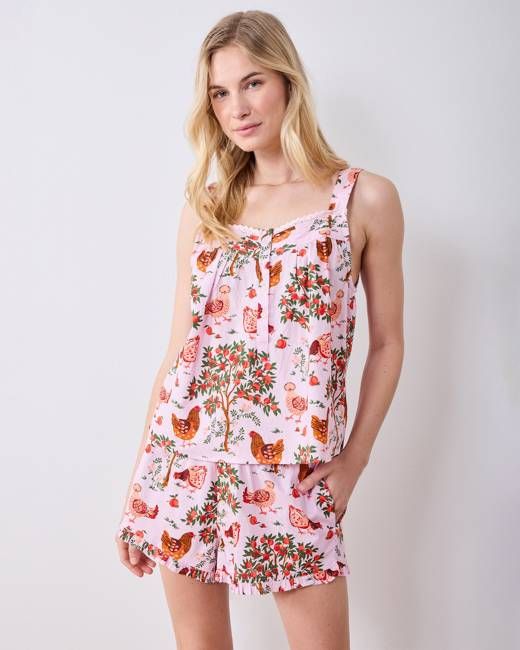 Hen House - Back to Bed Short Set - Ballet Pink