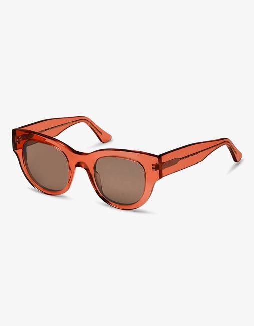Colorful Standard Sunglass 06 - Dark Amber - Brown