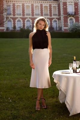 Cindy Bow Tie Neck Top