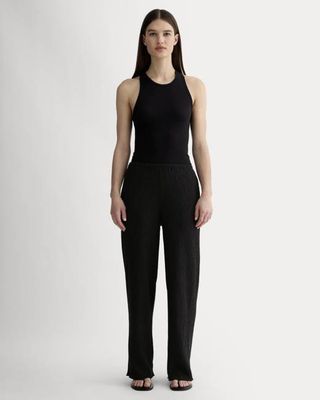 The Crinkle Pant | Black