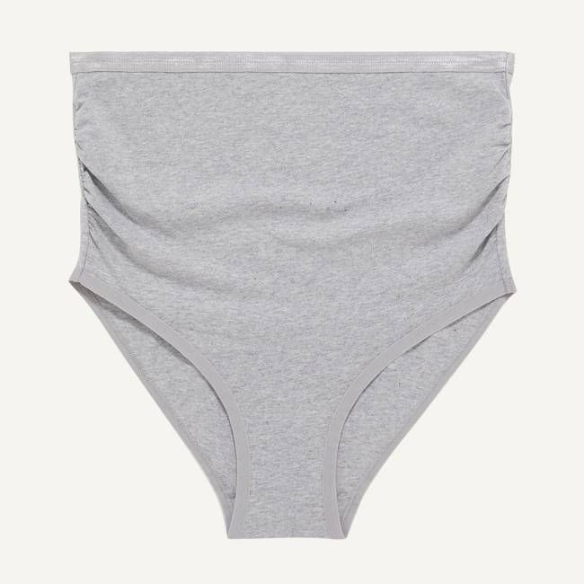 Organic Cotton Maternity Above-Belly Brief in Lunar
