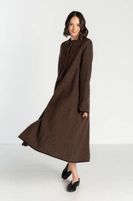Classic – Virgin Wool Coat with Thumbhole Sleeves