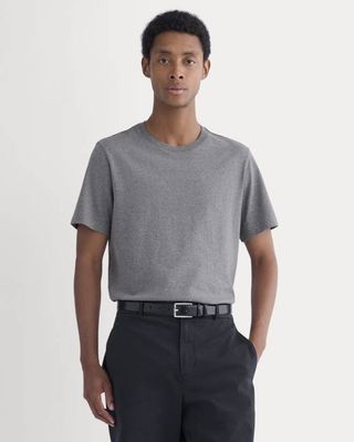 Midweight Tee | Heathered Mid-Grey