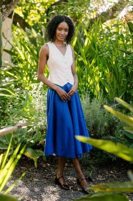 Wrap – Full-Circle Linen Skirt