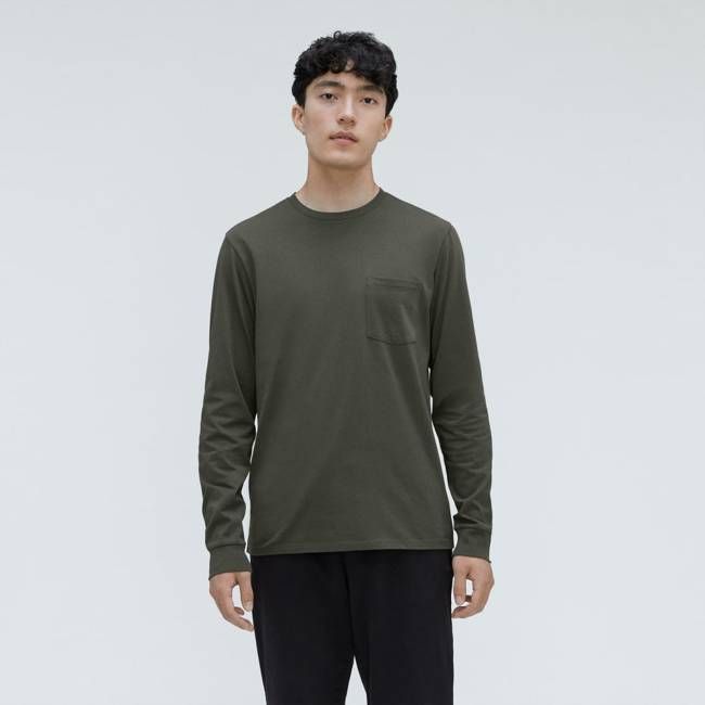 The Organic Cotton Long-Sleeve Pocket Tee | Kambaba