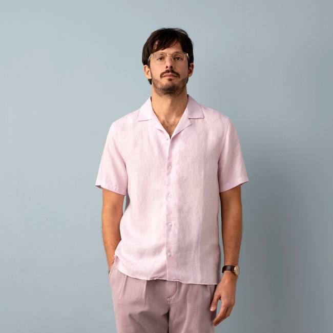 CAMP-COLLAR LINEN
