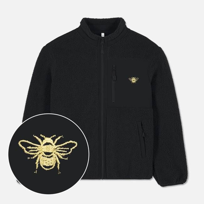 Tiny Bumble Bee Recycled Sherpa Fleece (Unisex)