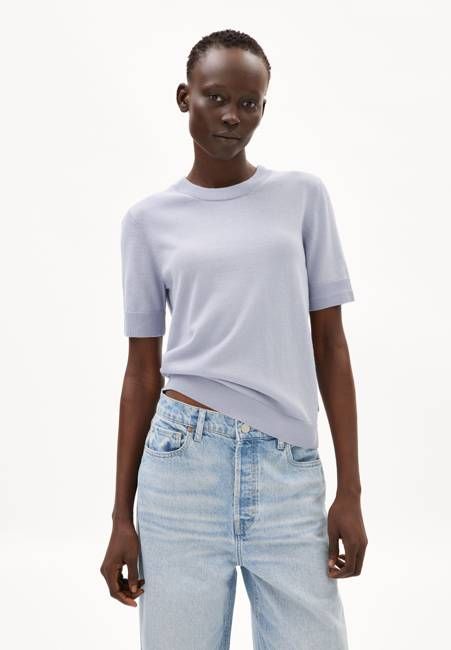 SILJIAAS KNIT T-SHIRT | misty morning