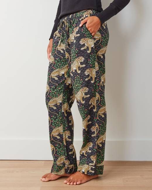 Bagheera - Petite Lightweight Flannel PJ Pants - Ink