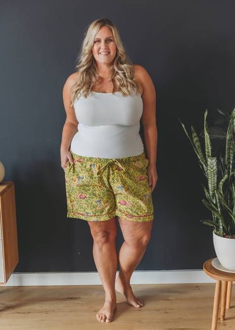 Flamenco - PJ Shorts - Dandelion