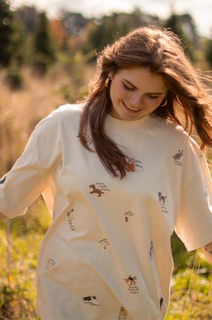 Dog Breeds T-shirt- quirky phrases edition