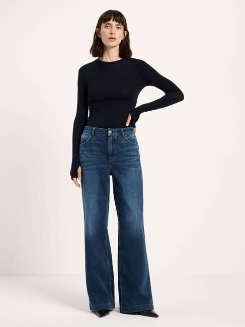 Wide Jeans "SALT" (GOTS)