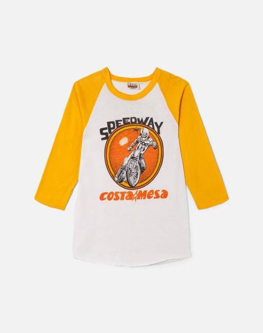 70s Hanes Raglan Speedway Tee