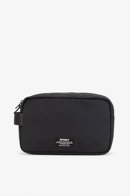 BLACK VANITY TOILETRY BAG