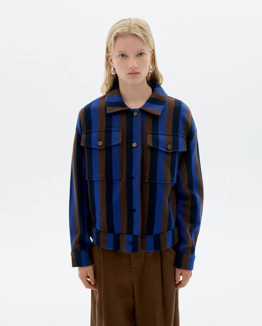 Blue striped totenham Frans jacket
