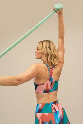 Enduro Racer Back Crop Top