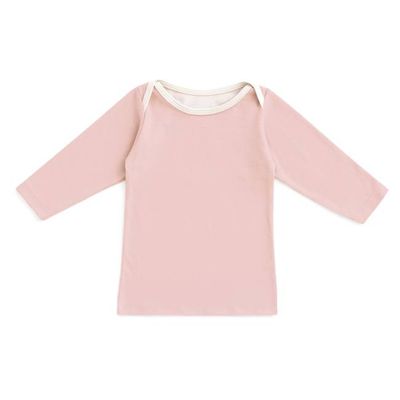 Long-Sleeve Lap Tee - Solid Pink