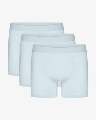 Organic Boxer Briefs 3 Pack - Polar Blue