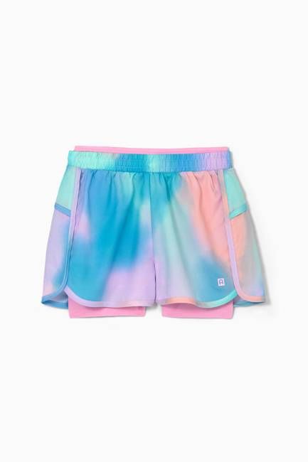 Tie Dye Active 2-in-1 Short
