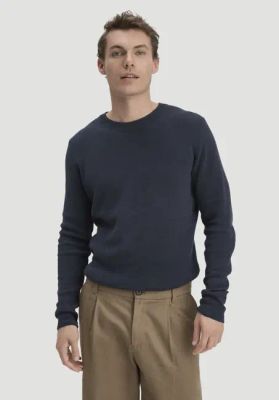 Milano Knit Sweater Regular made of linen with organic cotton and LENZING™ ECOVERO™ viscose
