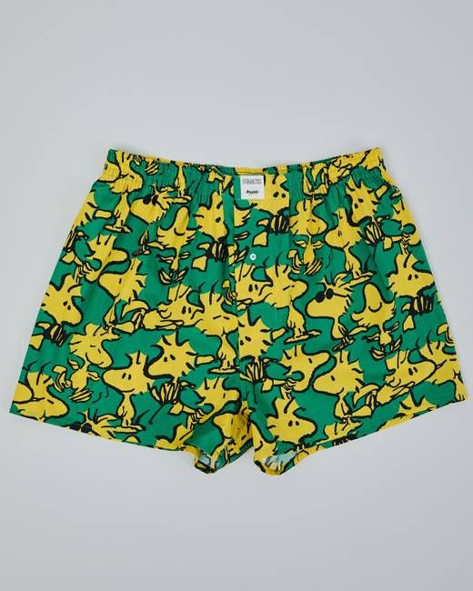 Peanuts Woodstock Boxer Green