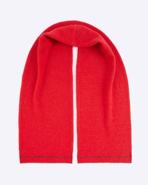 Lowie Alpaca Oversized Red Scarf