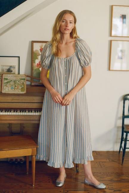 The Suki Dress | Antique Stripe