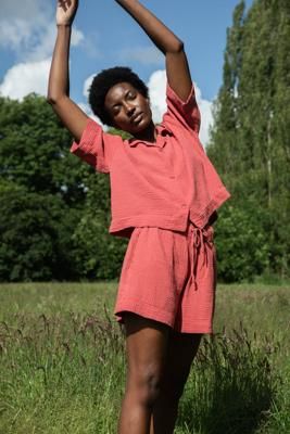Arlo Organic Cotton Short in Rose