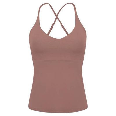 Recycling Tankini Top Nola chai (graubraun) - kaufen
