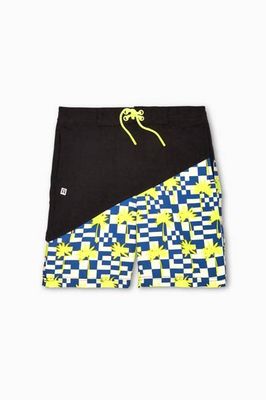 Geometric Palm Tree Board Short