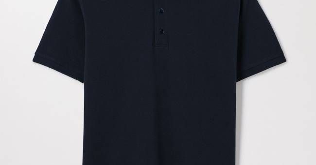 Dark Navy Pique Polo | Organic Cotton | Asket
