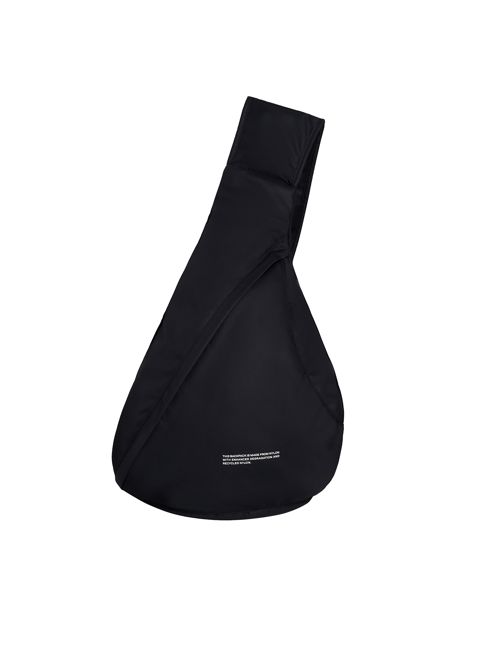 Enhanced Degradation Nylon Small Cross-Body Bag—black