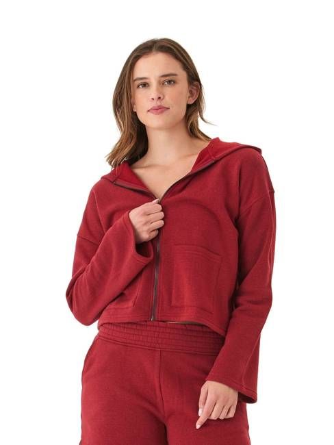 Raychelle Triblend Fleece Pocket Hoodie