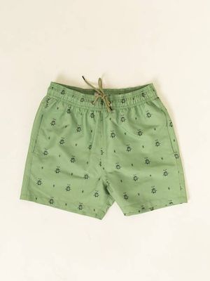 NOKIE COSMIC TOAST GREEN MEN'S SWIMSUIT