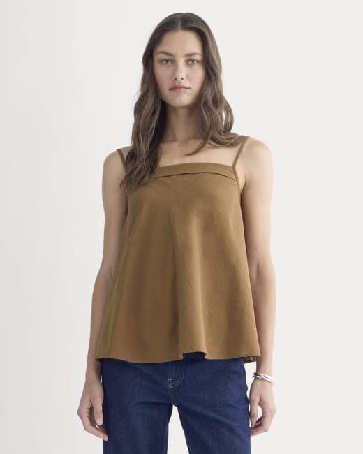 The Flowy Gauze Cami | Toffee