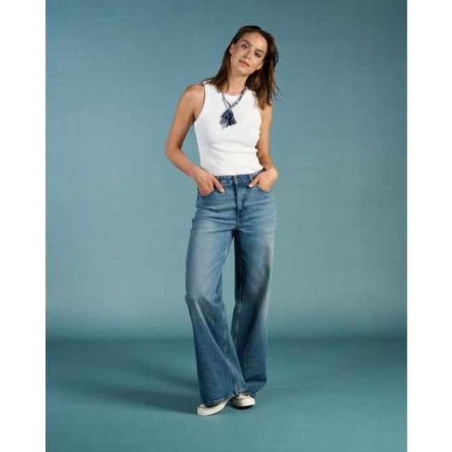 Harper Loose Flare Starlit Indigo