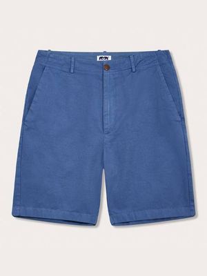 Men's Deep Blue Harvey Cotton Shorts