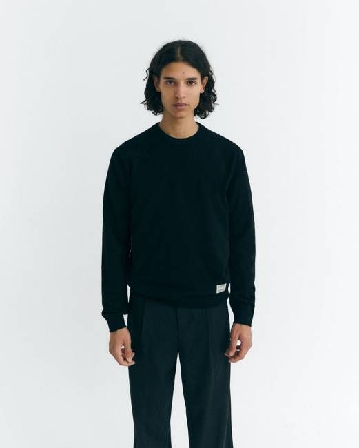 Black wool Lucien sweater
