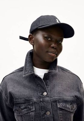 YENAAS DENIM INDIGO CAP | gewaschener Obsidian