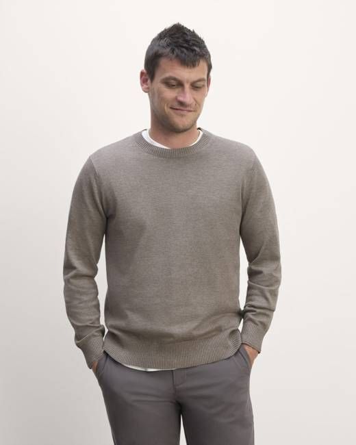 The No-Sweat Sweater | Uniform | Taupe Melange