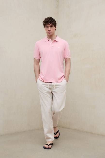 PINK TEDAN POLO SHIRT