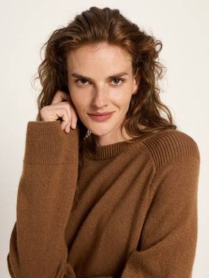 Cropped sweater (GOTS)