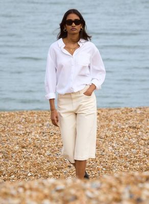 Tillie Organic Cotton Stretch Denim Shorts