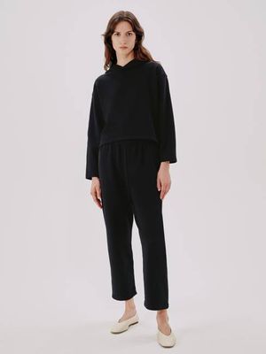 Cropped Hoodie | Black