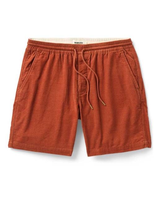 The Apres Short in Heather Chili Pincord
