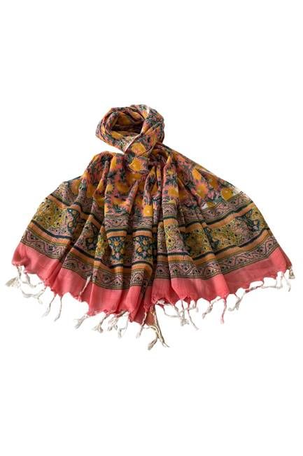 Cotton Blockprint Stole No. 10 Jodhpur Edit