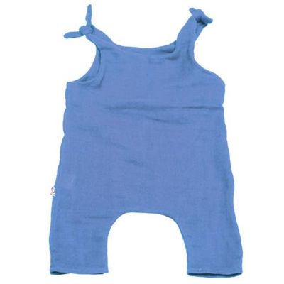 Baby-Strampler aus Bio-Musselin hellblau - kaufen