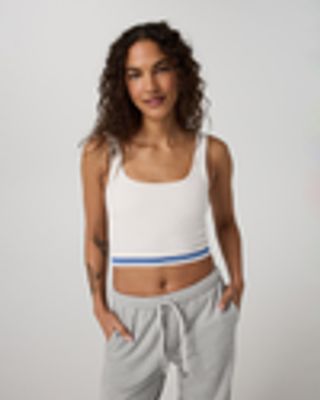 Seamless Euphoric Tank – Women's White Performance Top – Tanks – Vuori