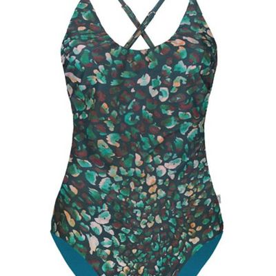 Recycling Badeanzug Frøya Juvel + smaragd (grün) - kaufen